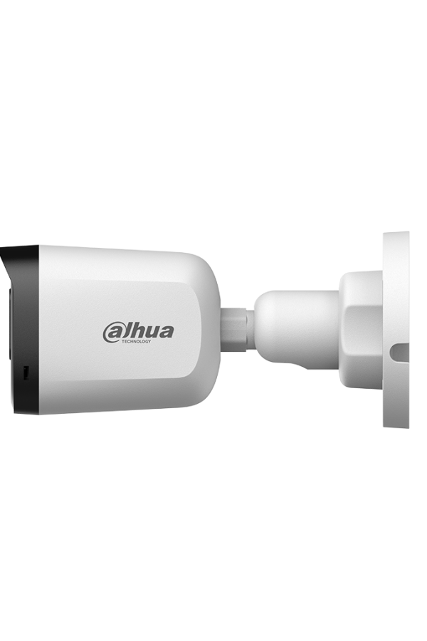 DAHUA HAC-B1A21N-U + DH-PFA12A- Paquete de Cámara bullet de 2 MP, lente de 3.6 mm y ángulo de visión de 80°. Visión nocturna IR de 30 m, resistencia IP67. Incluye caja de conexiones PFA12A de policarbonato resistente, ideal para exteriores.