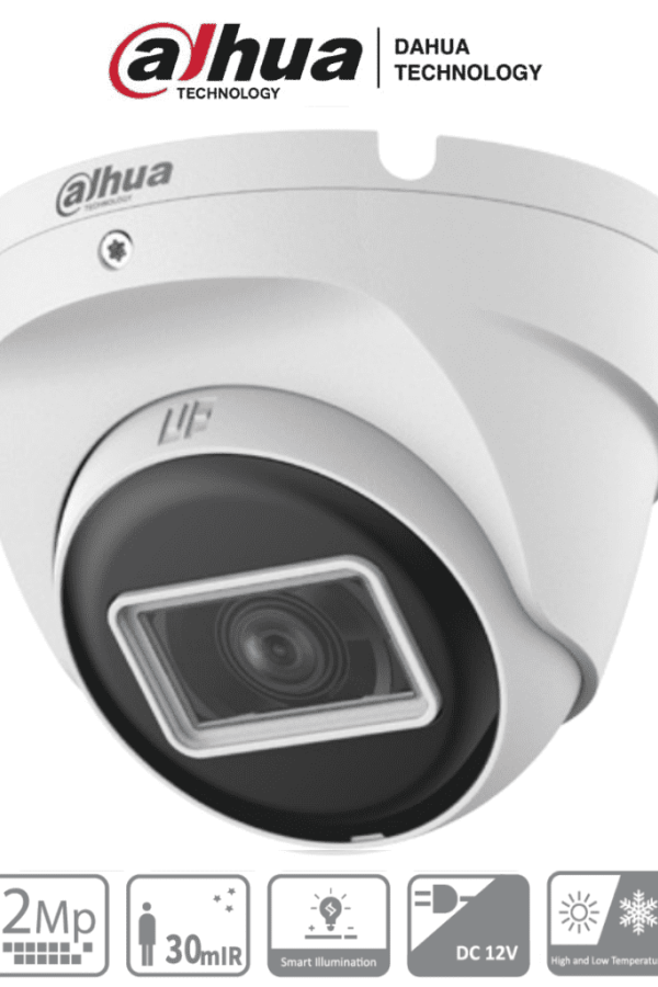 DAHUA HAC-T2A21N-U-28 - Camara Domo de 2 Megapixeles/ 1080p/ Lente 2.8 mm/ 100 Grados de Apertura/ IR de 30 Metros/ Metalica/ IP67 / Soporta: CVI/TVI/AHD/CVBS/
