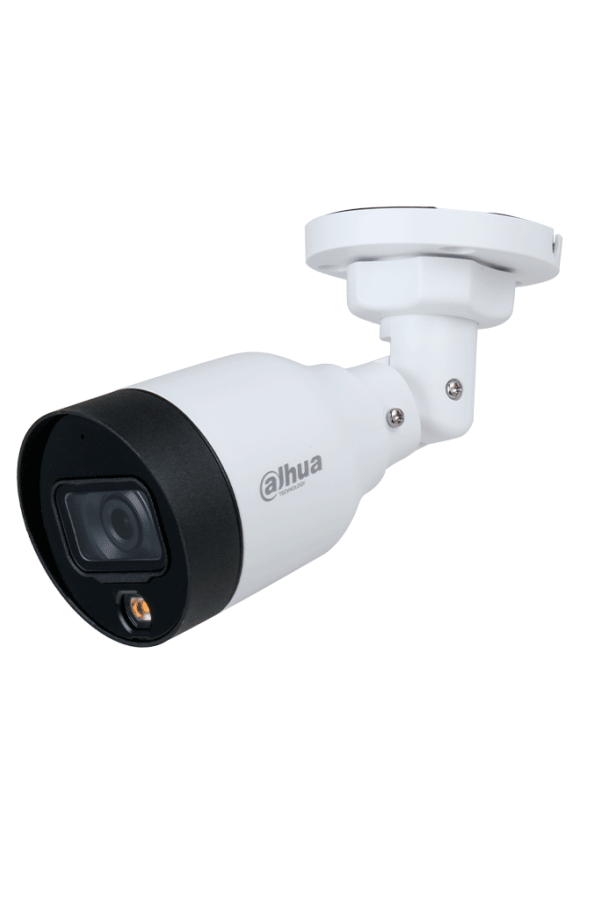 DAHUA DH-IPC-HFW1239S1-A-LED-S6 - Camara IP Bullet 2 MP/ Full Color/ 2.8 mm/ 102° de apertura/ micrófono integrado/ H.265+/ luz visible de 15 m/ IP67/ PoE /DWDR 