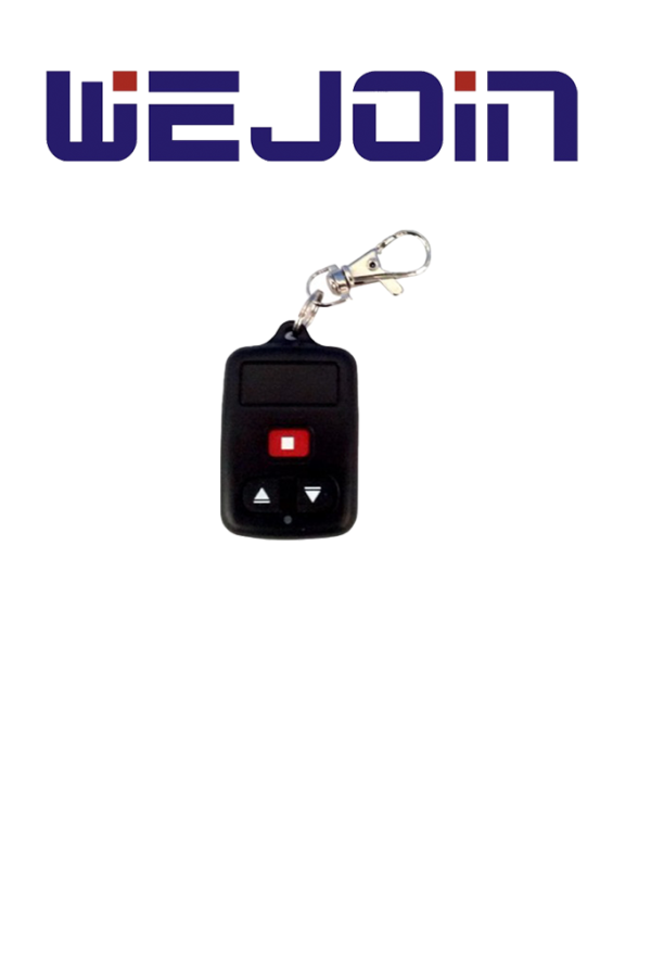 WEJOIN WJRC01 - Control Remoto para Barrera Vehicular Wejoin / Motor Deslizante WJPKMP202 / Compatible con Receptor WJBRR01