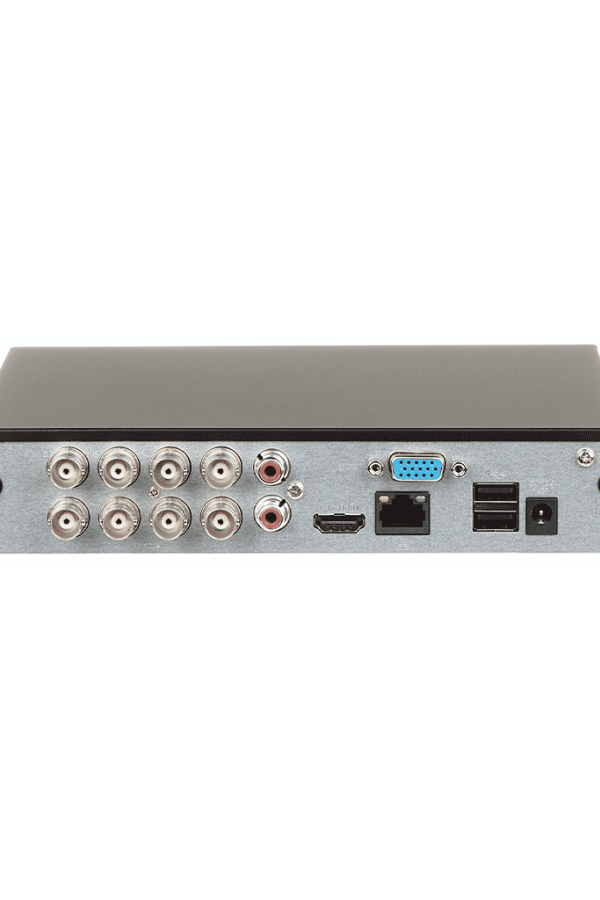 DAHUA KIT/XVR1B08-I/4-B1A21N-U - Kit de Videovigilancia con DVR Cooper-I WizSense, IA, 8 canales +2 IP o Hasta 10 Canales IP y 4 cámaras B1A21-U de 2MP. Graba en H.265+ y permite búsqueda de humanos y vehículos con SMD Plus.