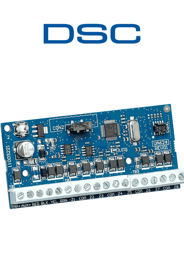 DSC HSM2108 - Módulo Expansor de 8 Zonas Cableadas compatible con panel NEO, PRO