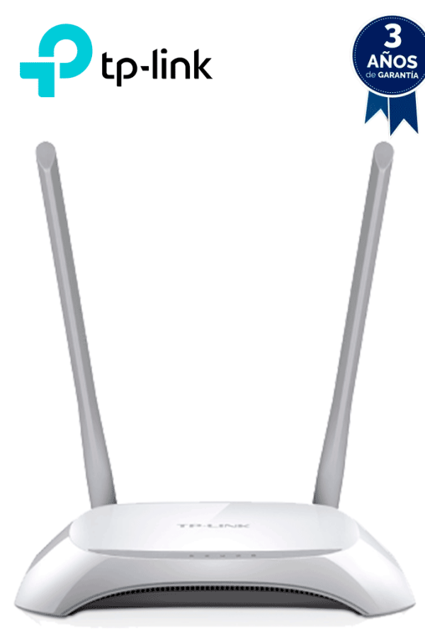 TP-LINK TL-WR850N - Ruteador Inalambrico/ Velocidad de Hasta 300Mbps/ WiFi 4 802.11n & b & g 2.4 GHz/ 2 Antenas Fijas Para WiFi/ 1 Puerto WAN FE para Conexion a Internet/, 4 puertos LAN FE/ Ideal para Servicios WISP & Casa & Pequeños Negocios