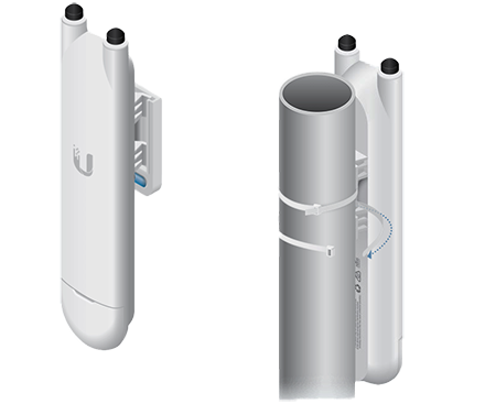 UBIQUITI UAP-AC-M - UniFi Mesh AC: Access Point para exteriores con doble banda 802.11ac, MIMO 2x2, potencia de 20 dBm, hasta 1167 Mbps. Incluye Inyector PoE