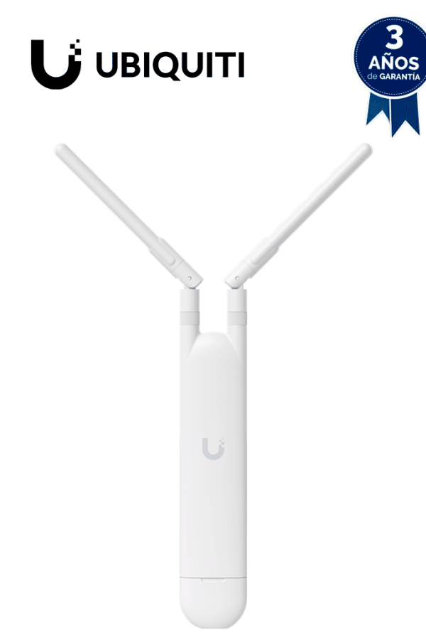 UBIQUITI UAP-AC-M - UniFi Mesh AC: Access Point para exteriores con doble banda 802.11ac, MIMO 2x2, potencia de 20 dBm, hasta 1167 Mbps. Incluye Inyector PoE