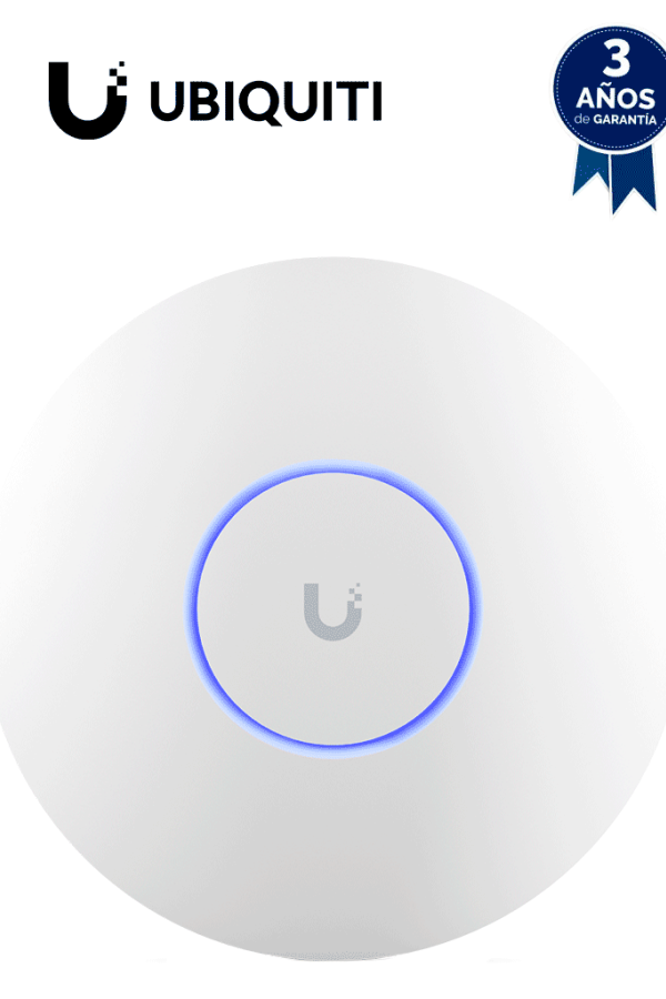 UBIQUITI U6-LR Punto de Acceso WiFi 6 3.0 Gbps con radios de 5 GHz (4x4 MU-MIMO y OFDMA) y 2.4 GHz 4