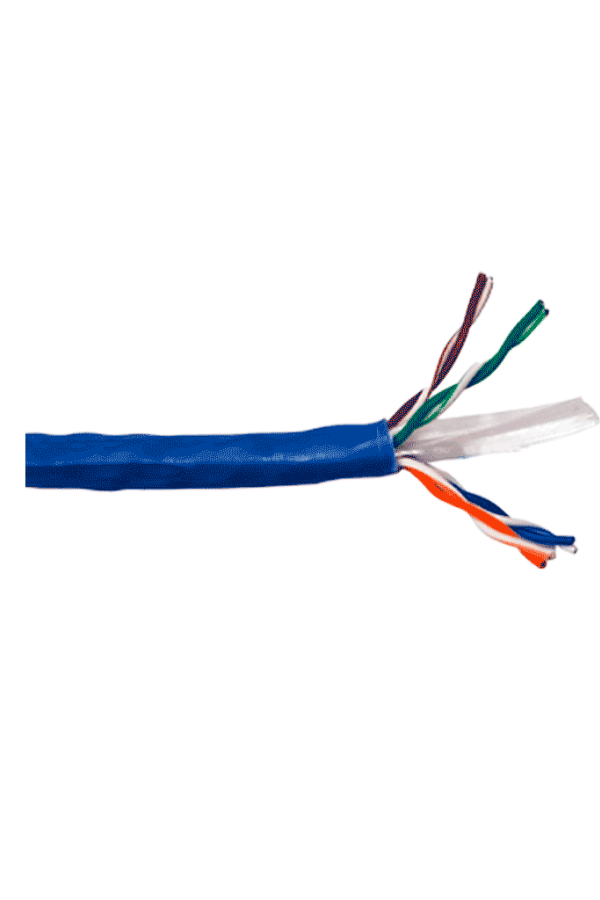 DAHUA PFM920I-6UN-C - Bobina de Cable UTP Cat 6 100% Cobre/ Color Azul/ Uso Interior/ 305 Metros/ Ideal para Redes y Video/ Certificado CPR Eca/ Estandares: Q/DXJ 067-2019,EN50575-2014/ Cumple con: IEC 60332-1-2/