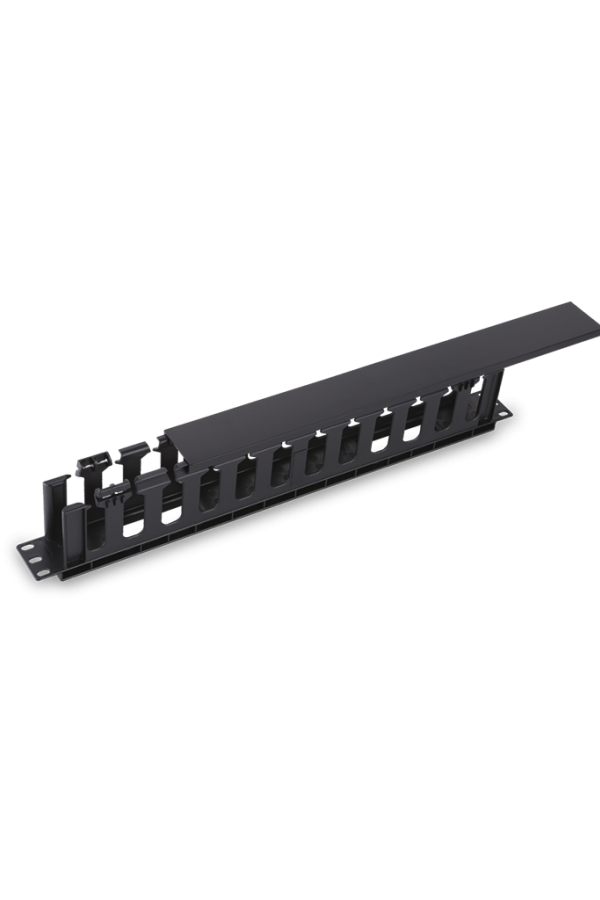 SAXXON J6068 - Organizador de cable horizontal para rack / Un lado / Plastico / 1U