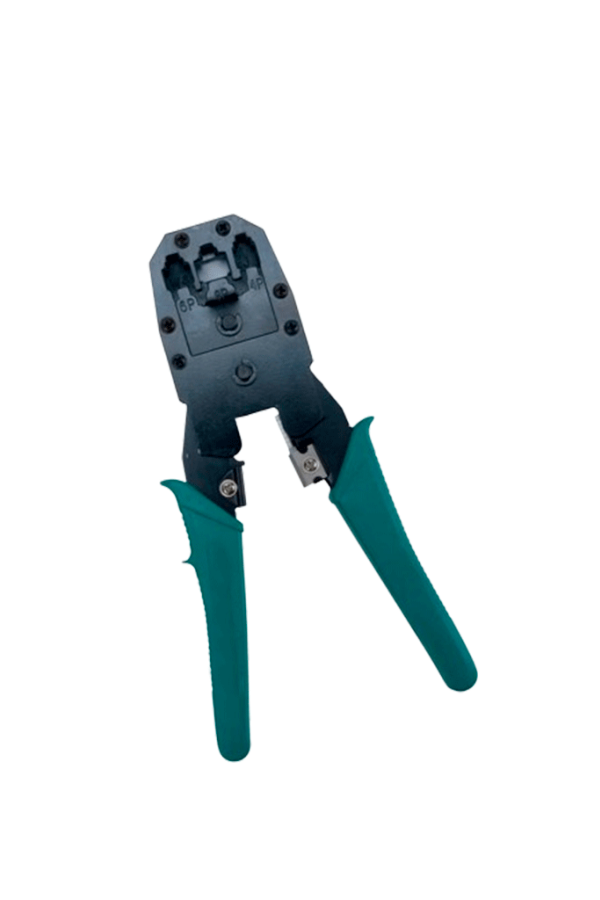TCE LN-NET-RJ45CT - Pinzas para crimpar (Ponchadoras) cables RJ11, RJ12, RJ45 telefónicos y cables de red Cat5e, Cat6, Cat6a y con Cavidades para 4, 6 y 8 conductores.