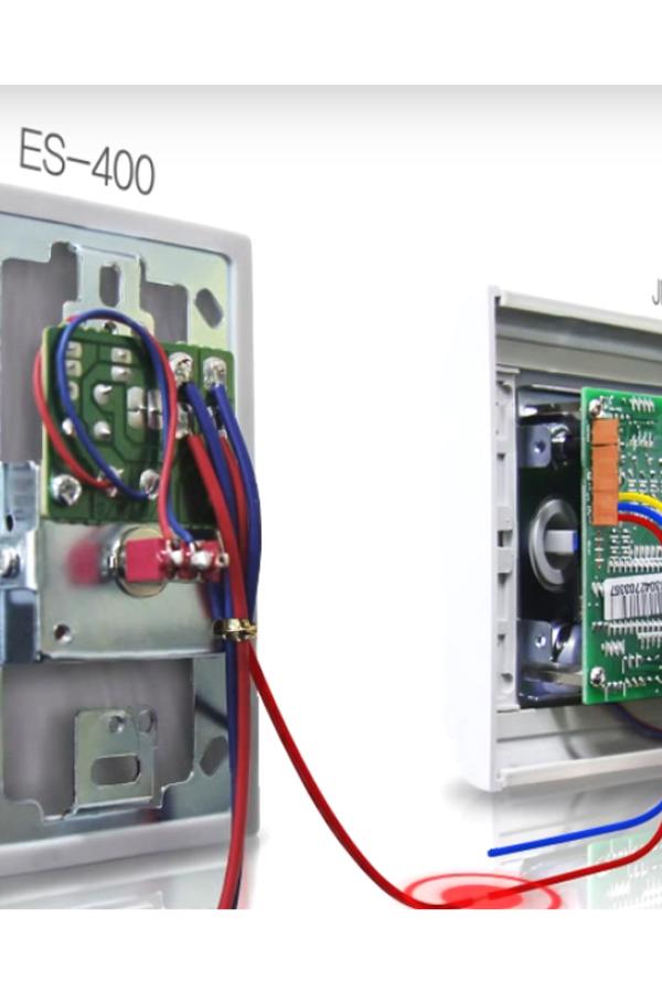 COMMAX ES400 - Botón de emergencia para sistema de llamado de enfermería / Compatible con JNS4CS / Instalación en sanitario y lavabo