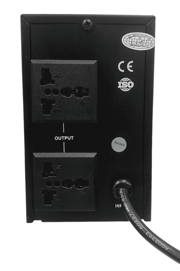 DAHUA DH-PFM350-360-A - UPS de 600VA/360W/ Linea Iteractiva/ Entrada y Salida de 110 Vac +-10%/ Estabilizador de Voltaje AVR/ Diseño Compacto/ 