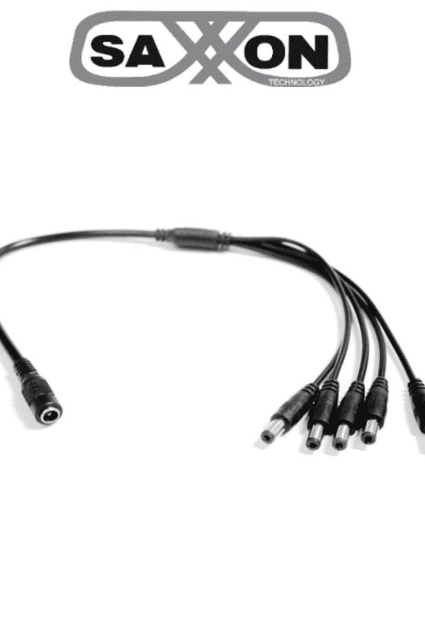 SAXXON SXF55 - Divisor de energía / Tipo pulpo / 1 Conector hembra / 5 Conectores macho / Cable de cobre /
