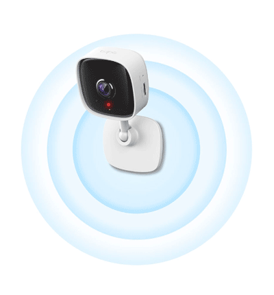 TP-LINK TAPO C100 - Cámara IP Inalámbrica para Interior de 2 MP con visión nocturna de 9 m, detección de movimiento, micrófono y bocina integrados, además de lente fijo de 3.3 mm, notificaciones push, ranura Micro SD y WiFi 2.4 GHz