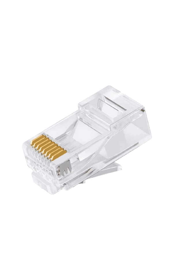 DAHUA PFM976-531-PT - Caja con 100 Plugs Pass through RJ45 Cat5e/ Chapado de Oro de 15 U