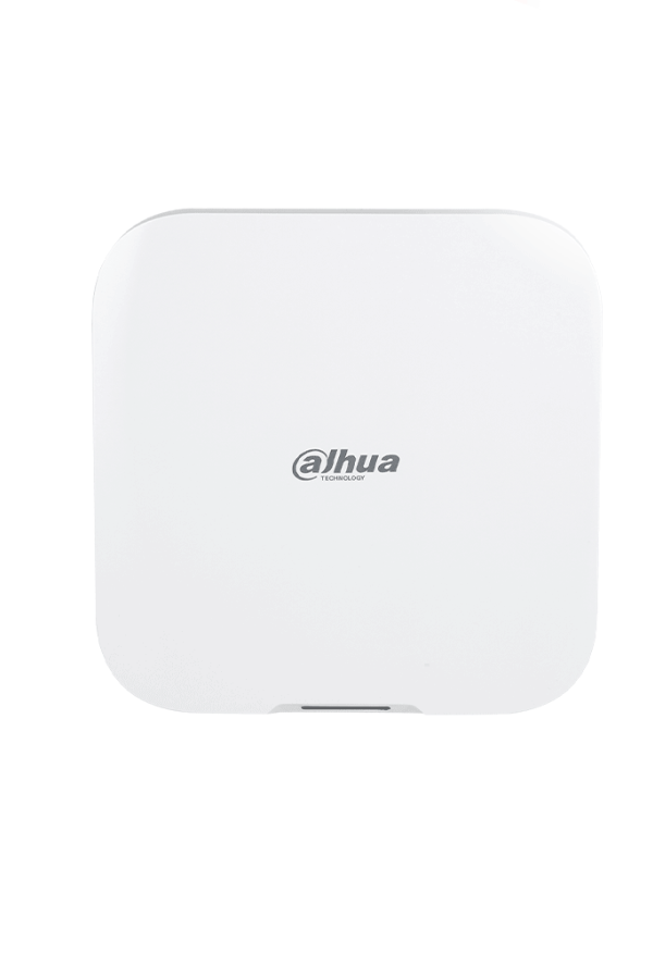 DAHUA ART-ARC3800H-03-W2 -Kit de Alarma Inalámbrico Hub2, WiFi y Ethernet, incluye panel de alarma Hub2, Soporta audio 2 vías, incluye sensor de movimiento, contacto magnético y control remoto, hasta 8 cámaras IP, audio 2 vías,64 PIR Cams